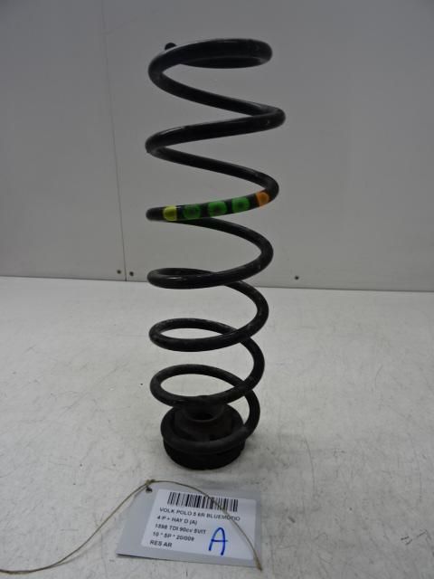 RESSORT DE SUSPENSION ARRIERE Volkswagen Polo V (6R), Utilisé, Volkswagen