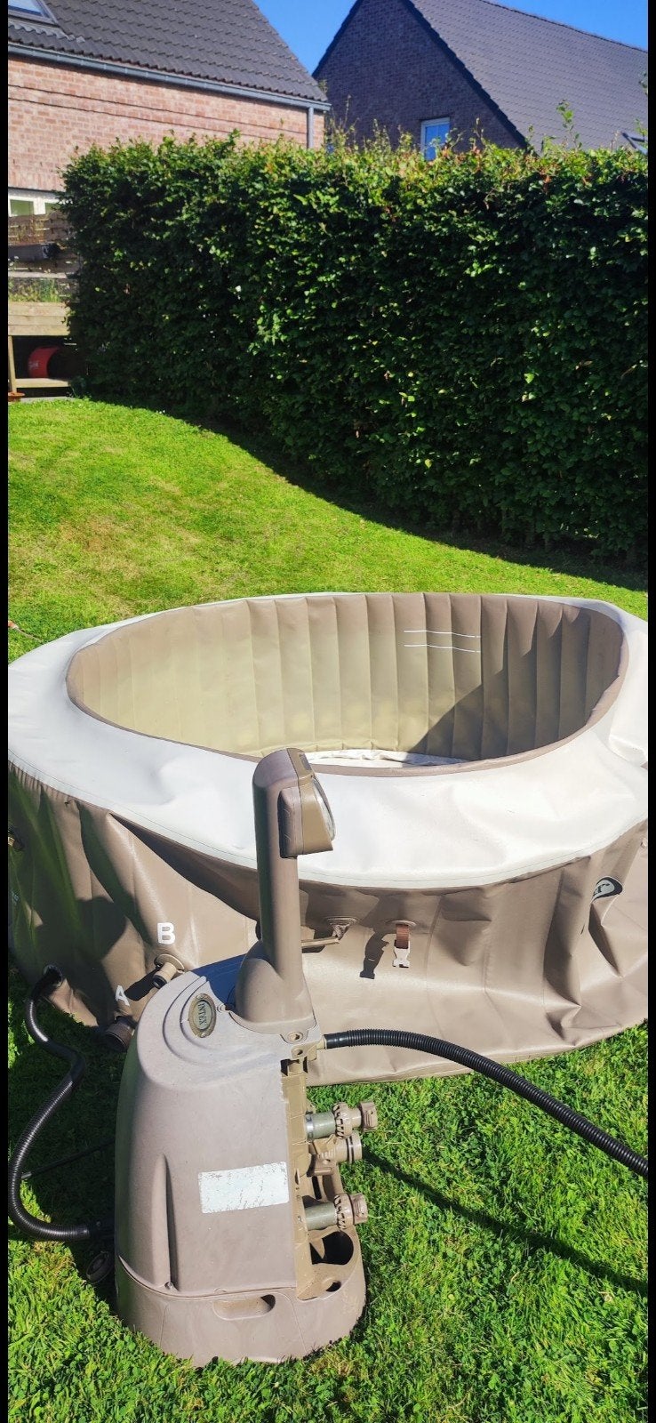 Spa gonflable Intex PureSpa 4 places, Tuin en Terras, Bubbelbaden en Hottubs, Ophalen, Opblaasbaar