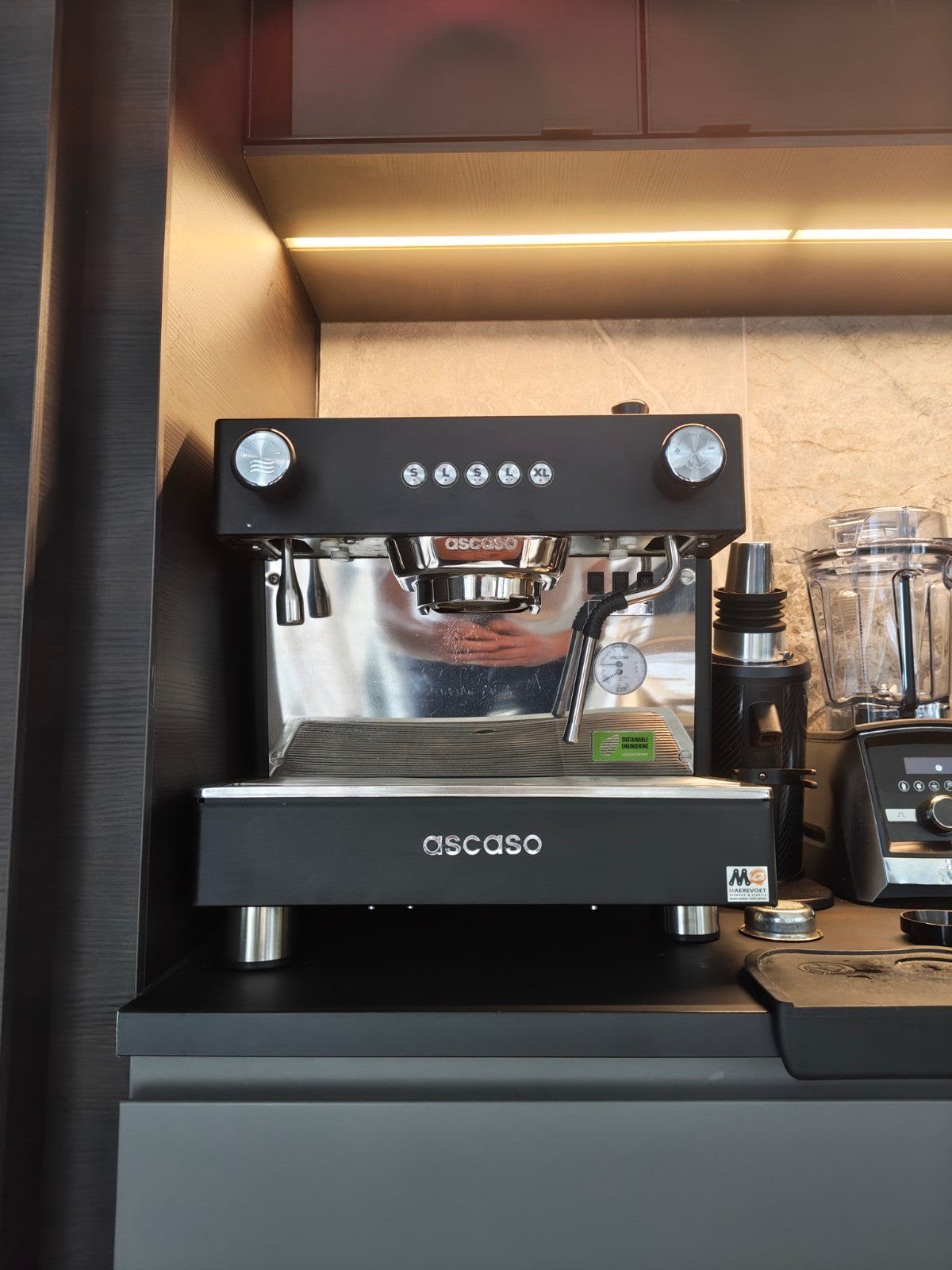 machine à café professionnelle Ascaso Barista T Zero1 groupe, Articles professionnels, Enlèvement, Utilisé, Café et Espresso