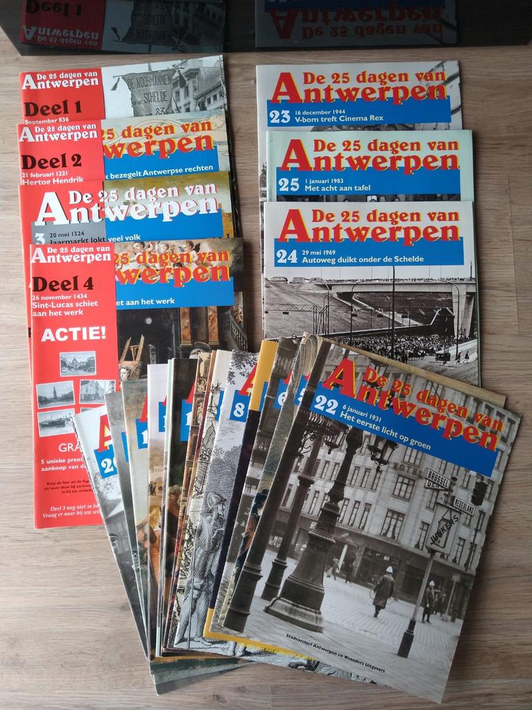 De 25 Dagen van Antwerpen –Gazet van Antwerpen /Stadsarchief, Boeken, Tijdschriften en Kranten, Ophalen, Zo goed als nieuw