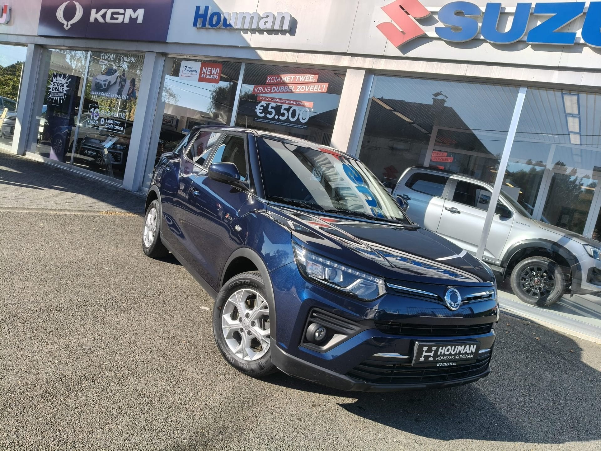 SsangYong Tivoli SsangYong Tivoli Amber 1.2P 6MT 2WD, Auto's, 94 kW, Gebruikt, Leder en Stof, Tivoli