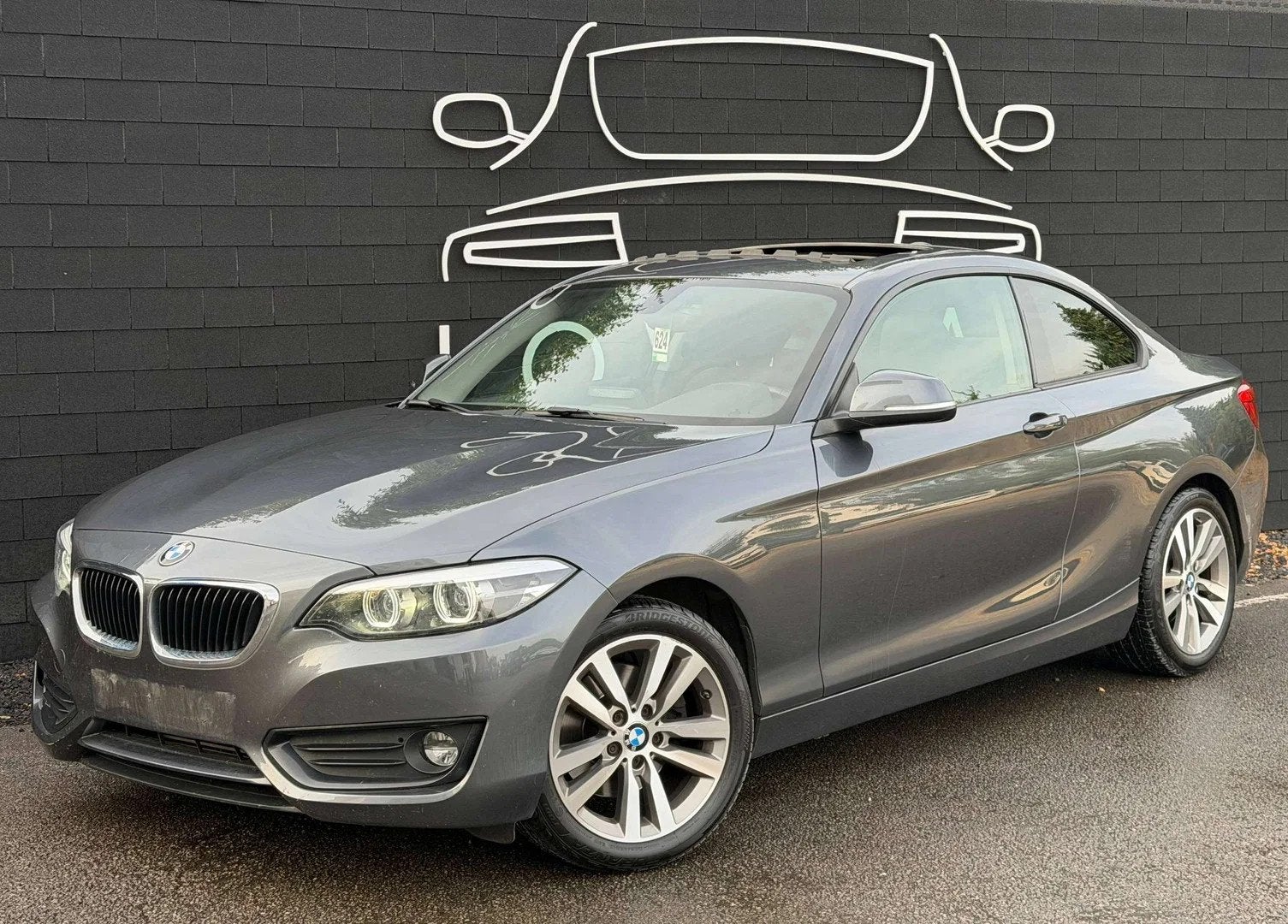 BMW 2 Serie 220 d Coupé+TOIT OUVRANT+AIRCO+JANTES+EURO 6B, Autos, BMW, Euro 6, Entreprise, Boîte manuelle, 2 portes