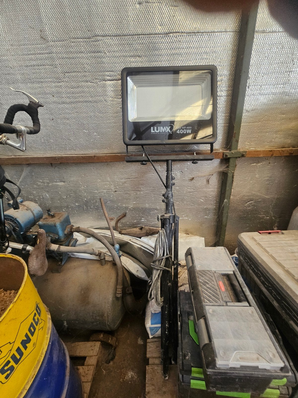 LumX ledlamp 60x40 plus uitschuifbaar statief, Ophalen, Zo goed als nieuw, 200 tot 500 watt