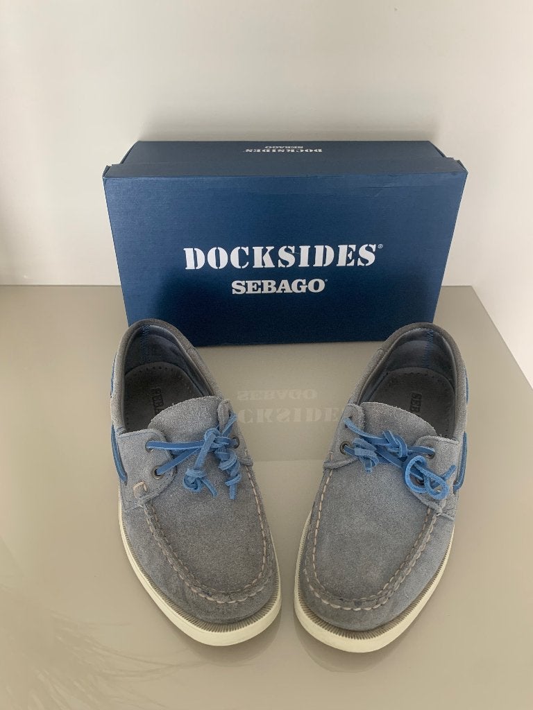 Docksides Sebago, maat 41, suède, Sebago, Enlèvement ou Envoi, Espadrilles et Mocassins, Comme neuf