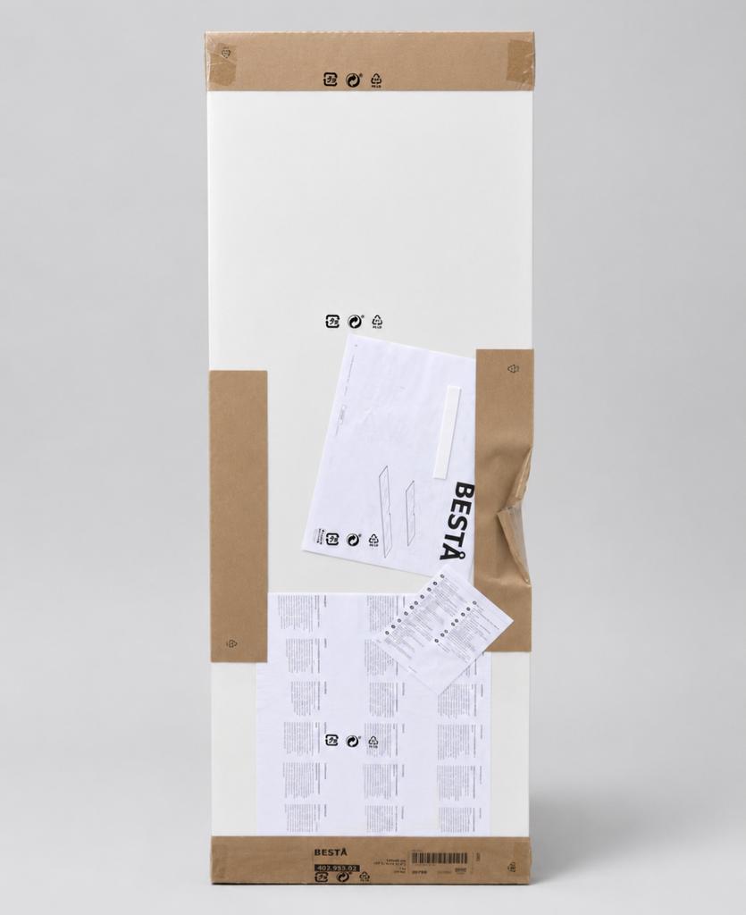 Vitre pour banc TV BESTÅ, verre blanc, 120x40 cm, Enlèvement