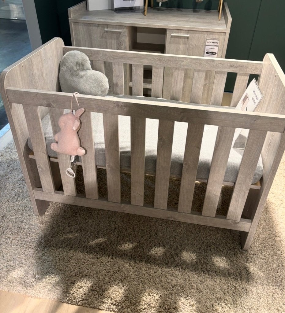 Baby bed prenuptia omvormbaar, met matras, nieuw!, Ophalen, Hoogslaper of Stapelbed, Nieuw, Minder dan 140 cm