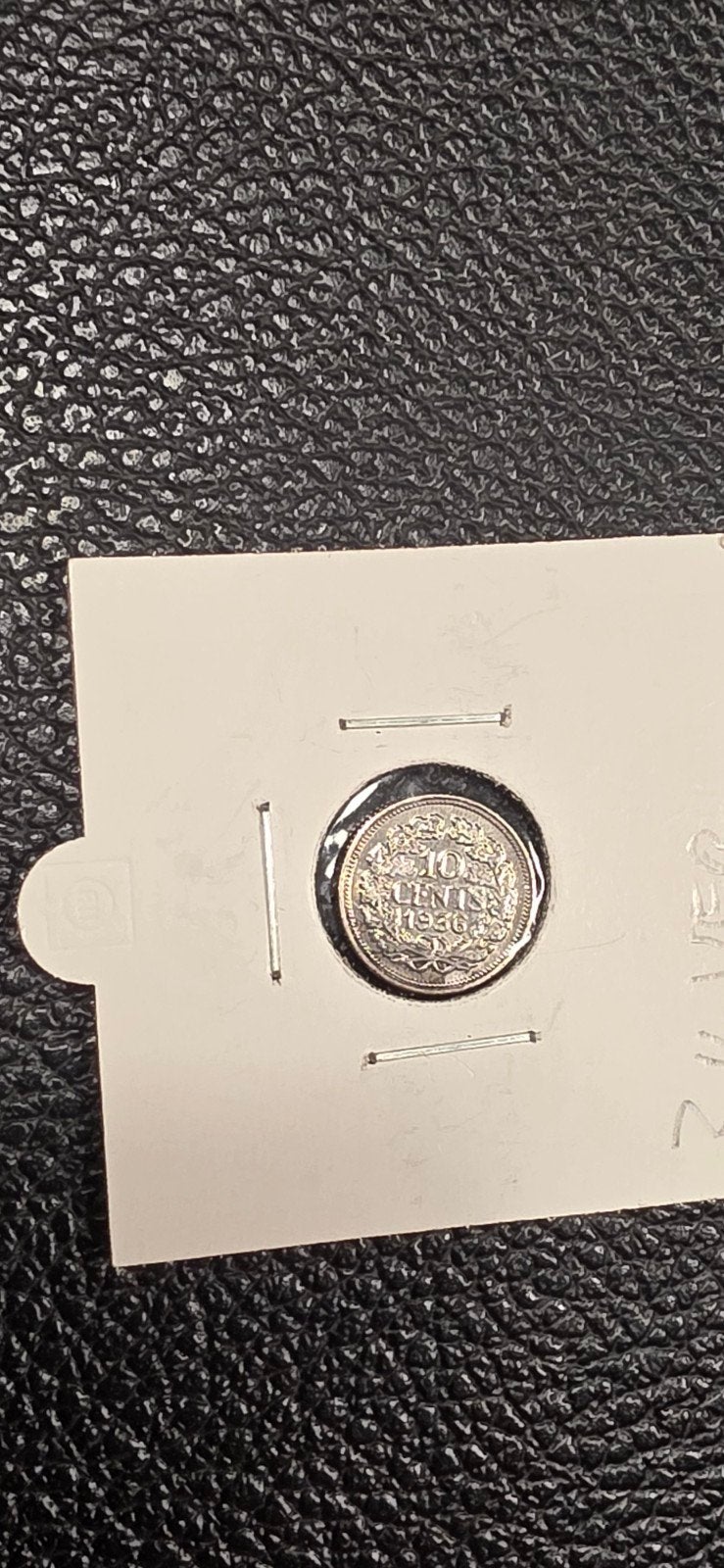 Nederland 10 cent 1936 zilver, Timbres & Monnaies, Monnaies | Pays-Bas, Enlèvement ou Envoi, 10 centimes, Argent