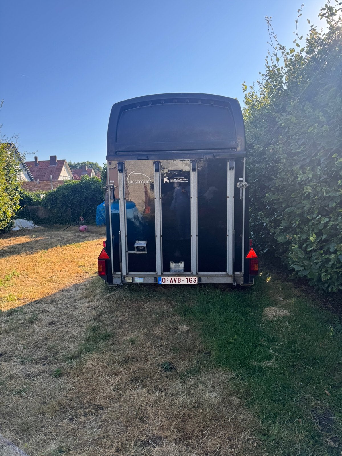 Remorque Westfalia pour 2 chevaux, Enlèvement, Comme neuf, Remorque 2 chevaux