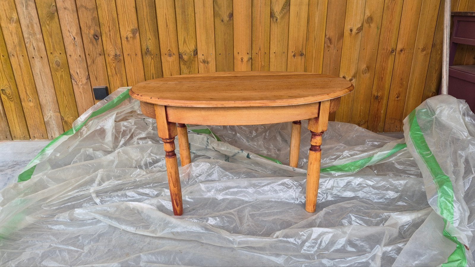 table basse pleine de chêne, Maison & Meubles, 50 – 75, 50 à 100 cm, Comme neuf, Enlèvement