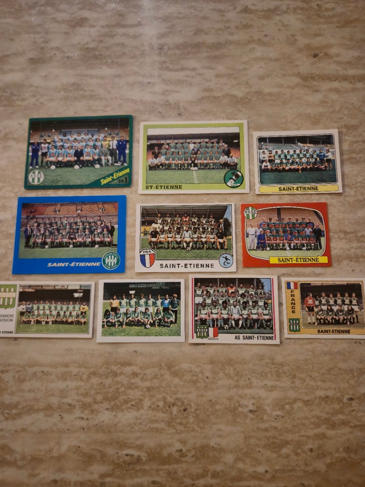 équipe de Saint-Étienne,  stickers panini football, Enlèvement ou Envoi