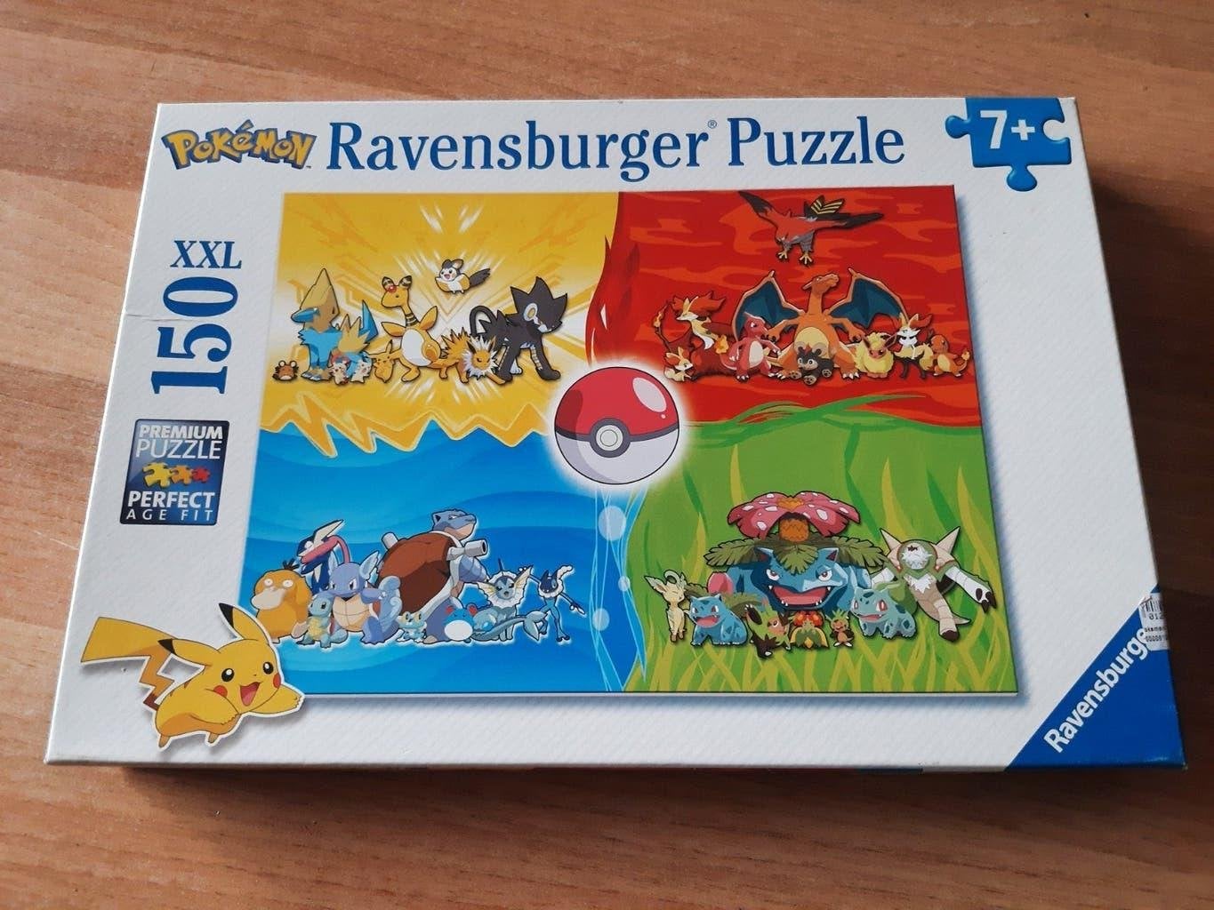 Pokemon puzzel 150 stuks XXL, Ophalen of Verzenden, Meer dan 50 stukjes, Zo goed als nieuw, 6 jaar of ouder