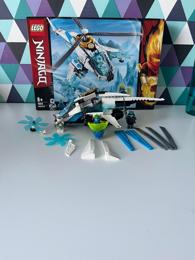 Lego Ninjago Shuricopter, Ophalen, Zo goed als nieuw, Complete set, Lego