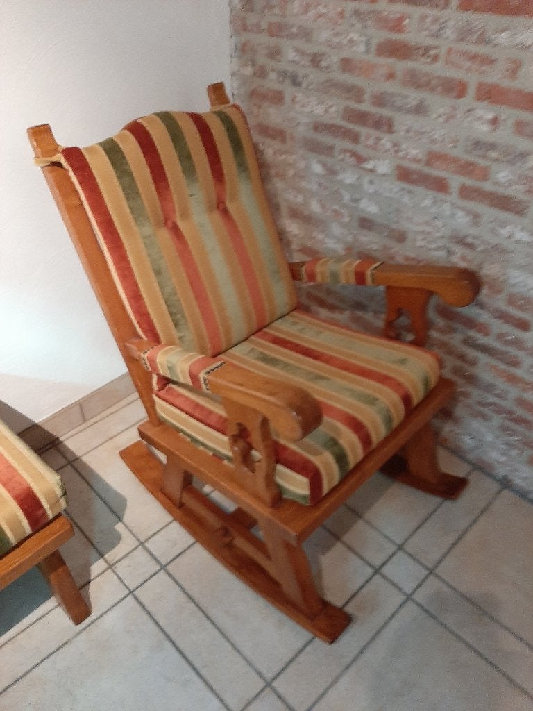 schommelzetel (Kennedyzetel), Ophalen, Zo goed als nieuw, Hout