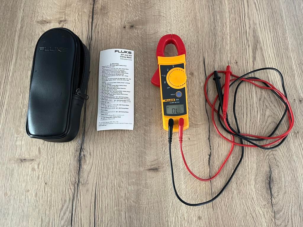 Fluke 322 stroomklem multimeter, Doe-het-zelf en Bouw, Ophalen, Zo goed als nieuw, Multimeter