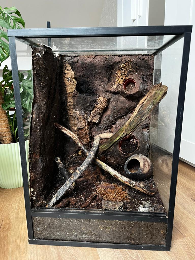 Terrarium 40x40x60, Dieren en Toebehoren, Ophalen, Gebruikt, Terrarium of Paludarium