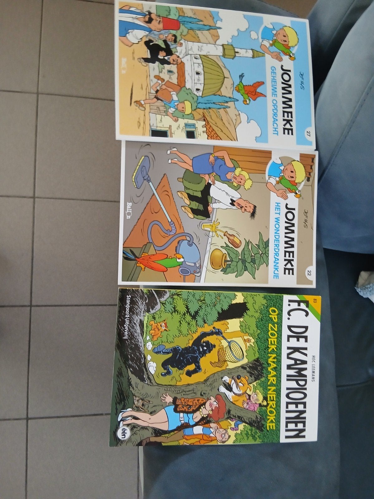 strips, Boeken, Ophalen