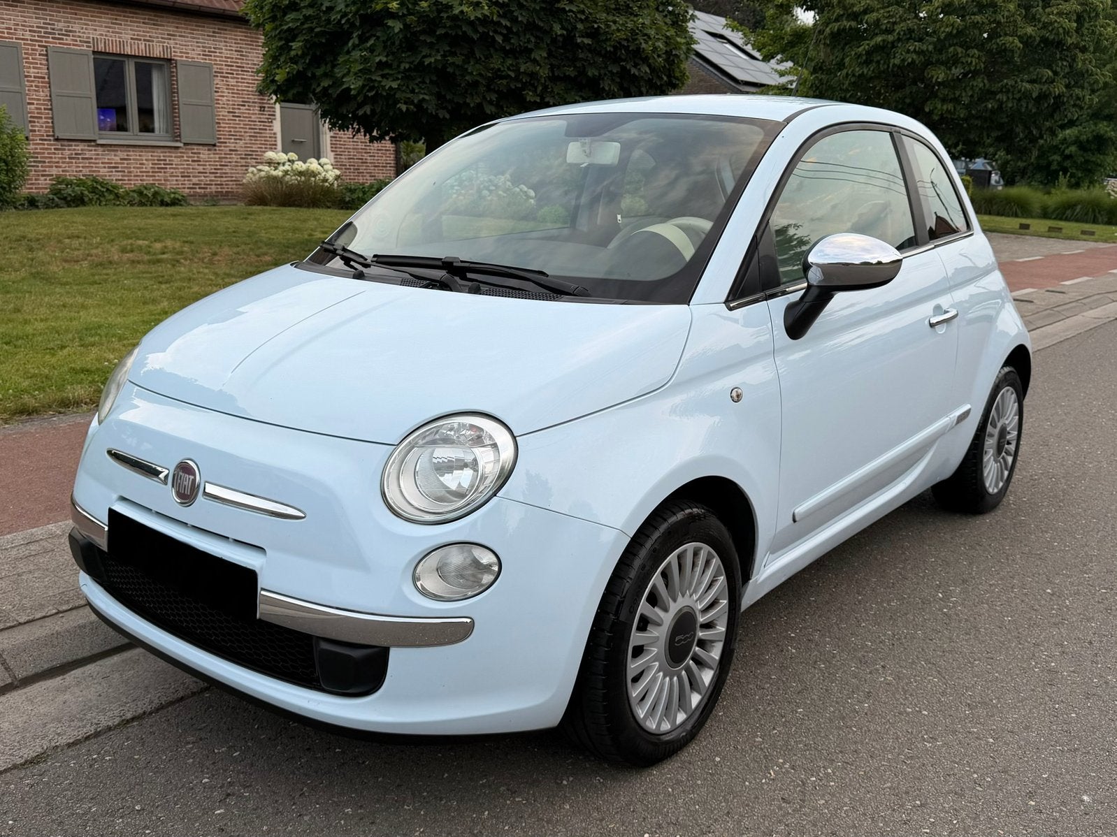 Fiat 500 Baby Blauw 1.2 Benzine In Zeer Goede Staat Gekeurd, Auto's, Handgeschakeld, Particulier, Elektrische ramen, Te koop