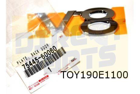 Toyota Land Cruiser 200 embleem tekst ''V8''  Origineel!  75, Neuf, -, -, Toyota