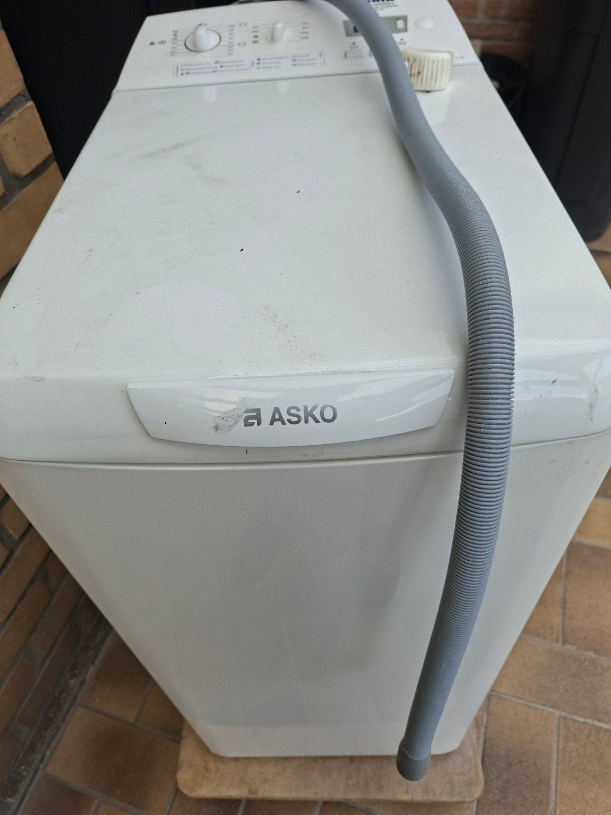 Wasmachine ASKO voor kleine ruimtes, bovenvuller, Elektronische apparatuur, Ophalen, Bovenlader
