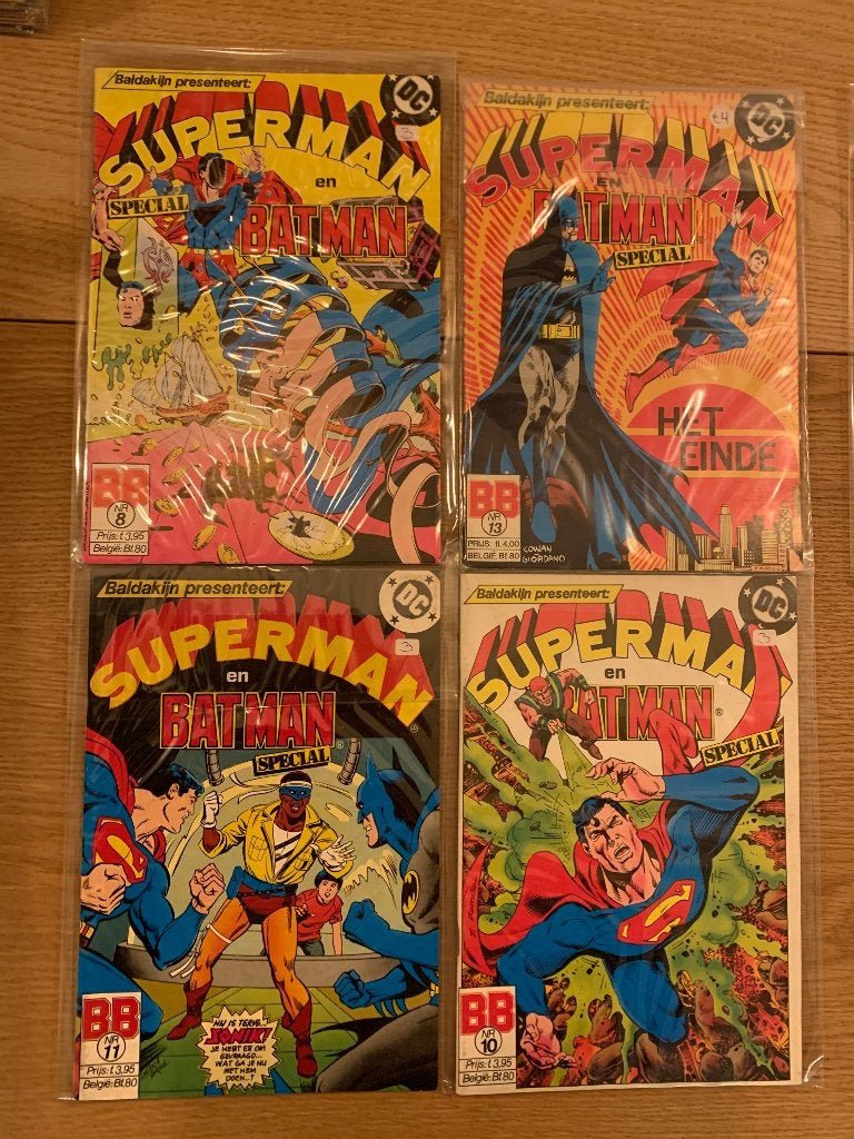 LOT 7 COMICS SUPERMAN & BATMAN, Boeken, Meerdere comics, Ophalen of Verzenden, Zo goed als nieuw, Europa