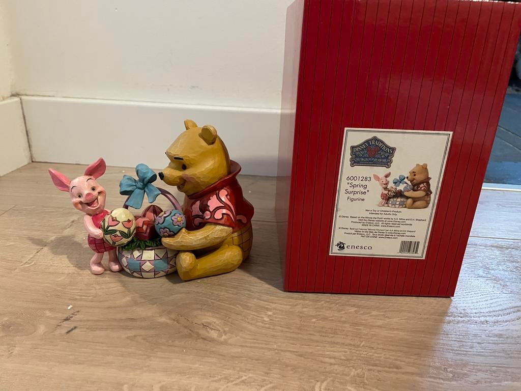 Disney traditions jim shore Winnie de Poeh Knorretje pasen, Enlèvement ou Envoi, Comme neuf