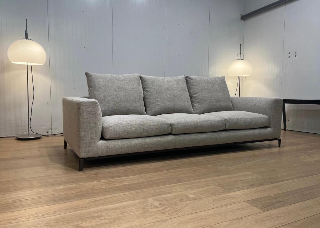 NEUF Minotti Andersen canapé + garantie – PN: 12.500€, Neuf, 100 à 125 cm, Enlèvement ou Envoi, Banc droit
