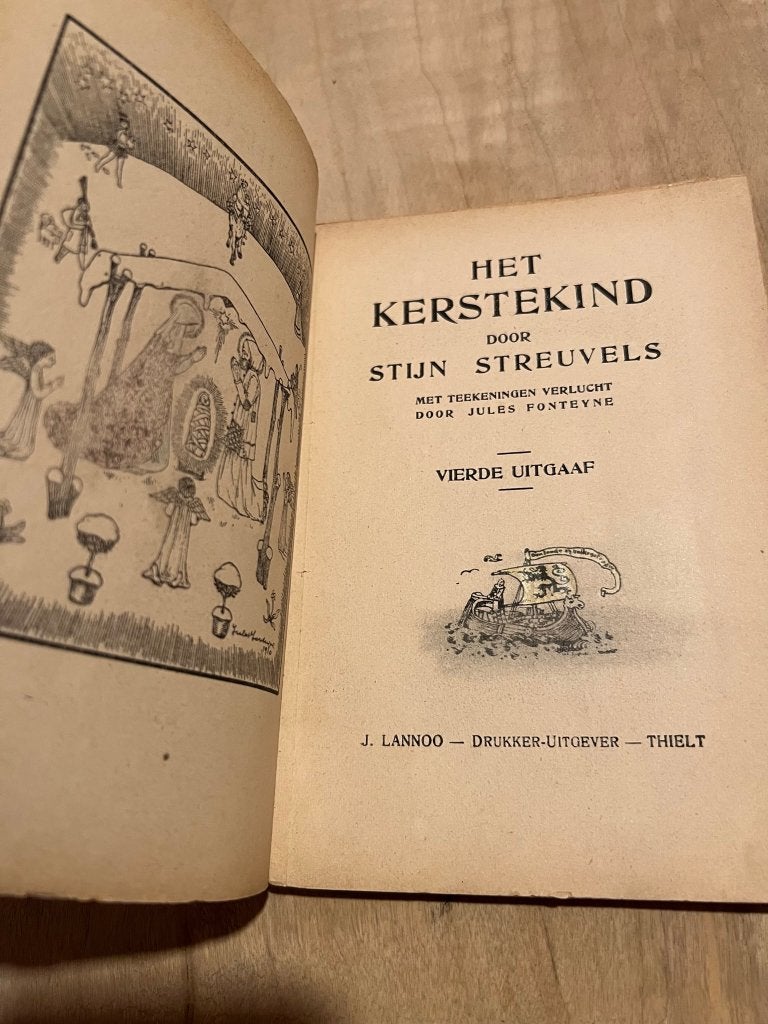 Het kerstekind - Stijn Streuvels *Verlicht met teekeningen v, Stijn Streuvels, Enlèvement ou Envoi, Fiction général, Utilisé