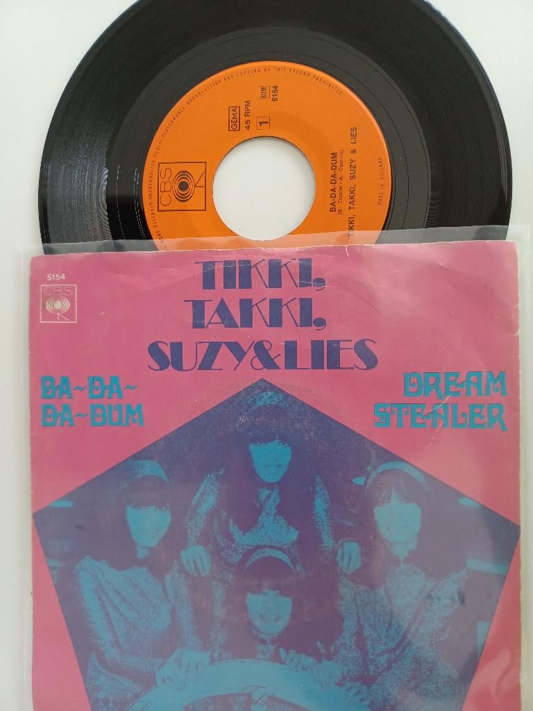 Soul 45: Tikki, Takki, Suzy & Lies – Ba-Da-Da-Dum, 7 inch, Single, R&B en Soul, Fotohoes