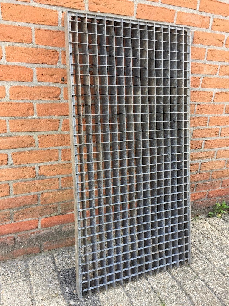 Metalen deurmat / maasrooster / voetrooster, Tuin en Terras, Ophalen, Overige materialen, Gebruikt, Schoonloopmat