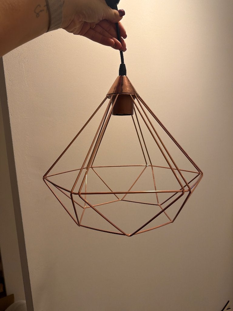 Lamp 2 stuks!!, Ophalen, E27 (groot), Zo goed als nieuw, Metaal