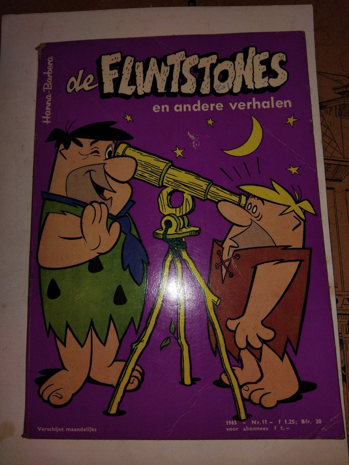 stripboek de flinstones 1965, Ophalen of Verzenden