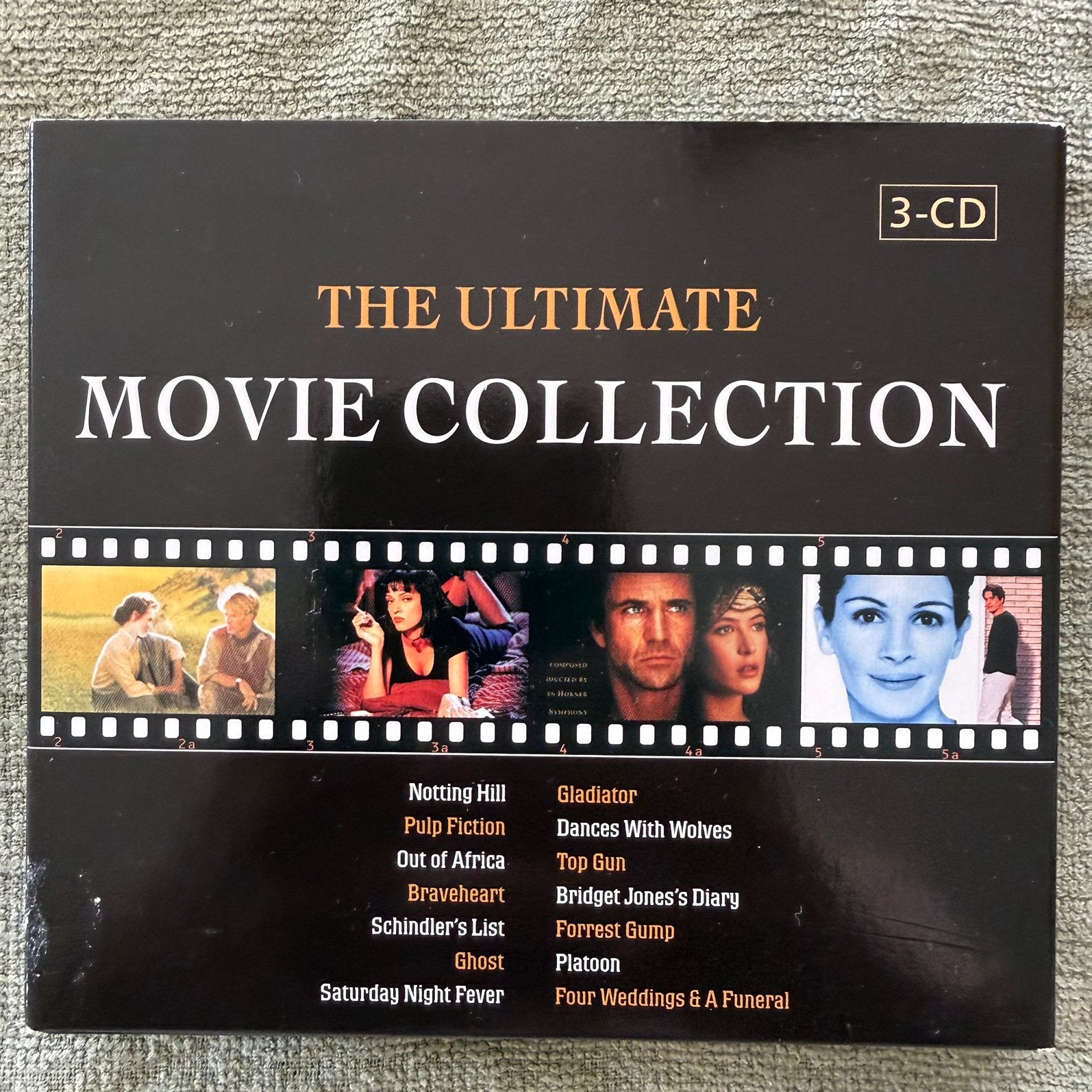 Collection de films avec coffret de 3 CD, Enlèvement ou Envoi, Comme neuf, Digipak