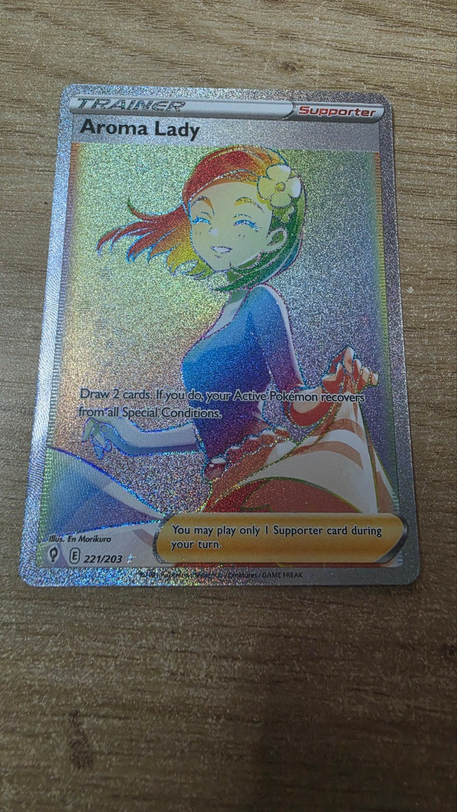 Aroma Lady 221/203 Secret Rare, Hobby en Vrije tijd, Ophalen