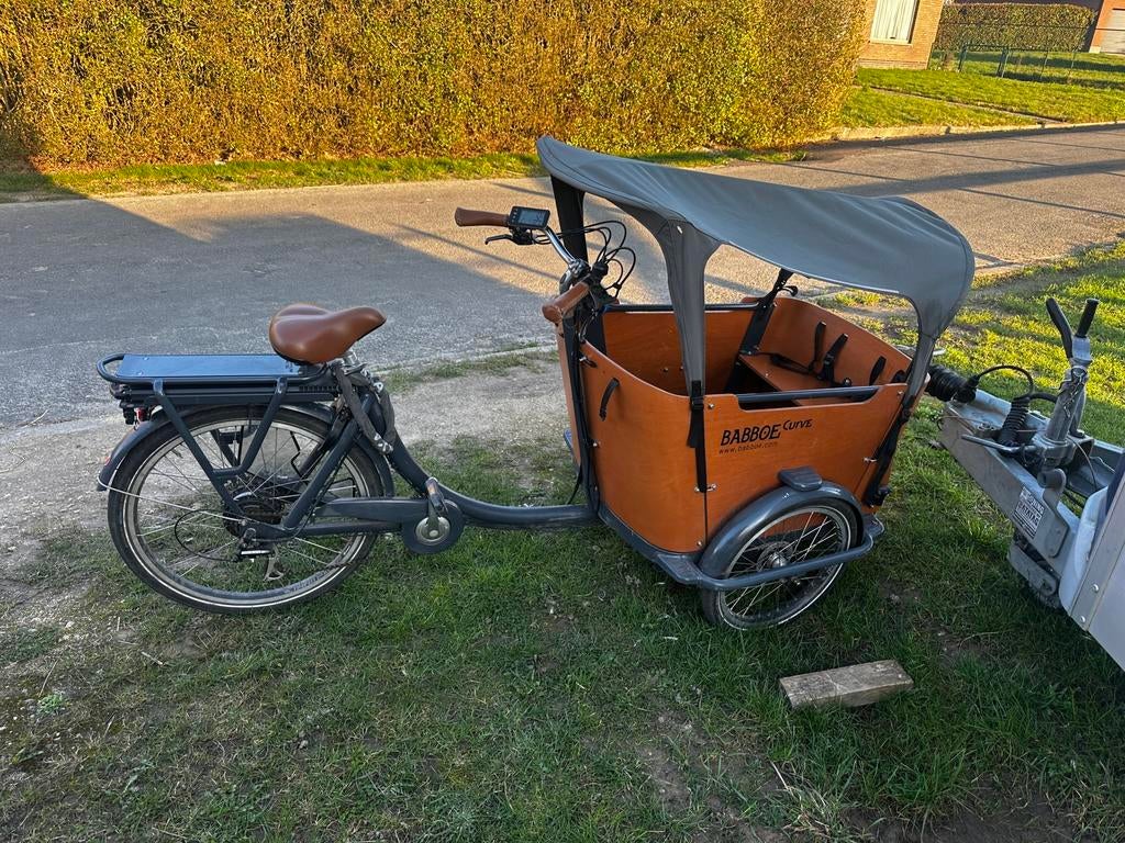 Babboe Curve elektrische fiets, Fietsen en Brommers, Ophalen, Zo goed als nieuw