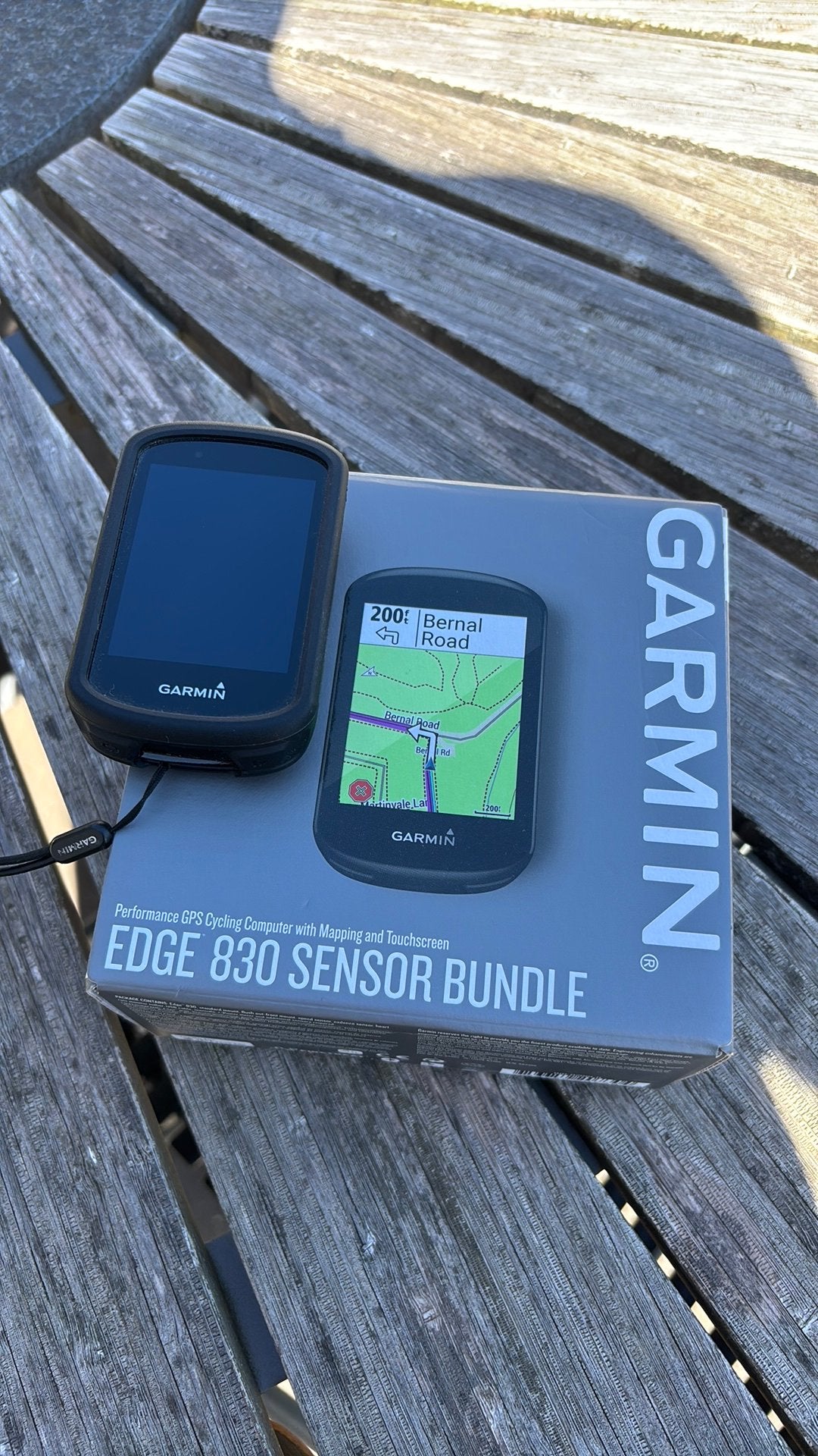 Garmin fietsgps edge 830 sensor bundle, Ophalen of Verzenden, Draadloos, Gebruikt