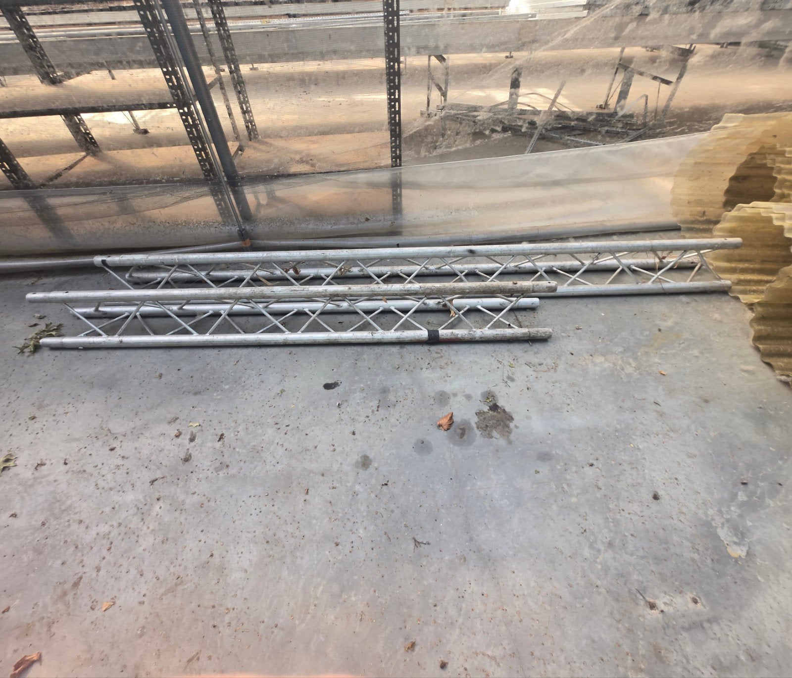 Vierkant truss beursstand (circa 4x4x2,5), Enlèvement, Utilisé, Autres types
