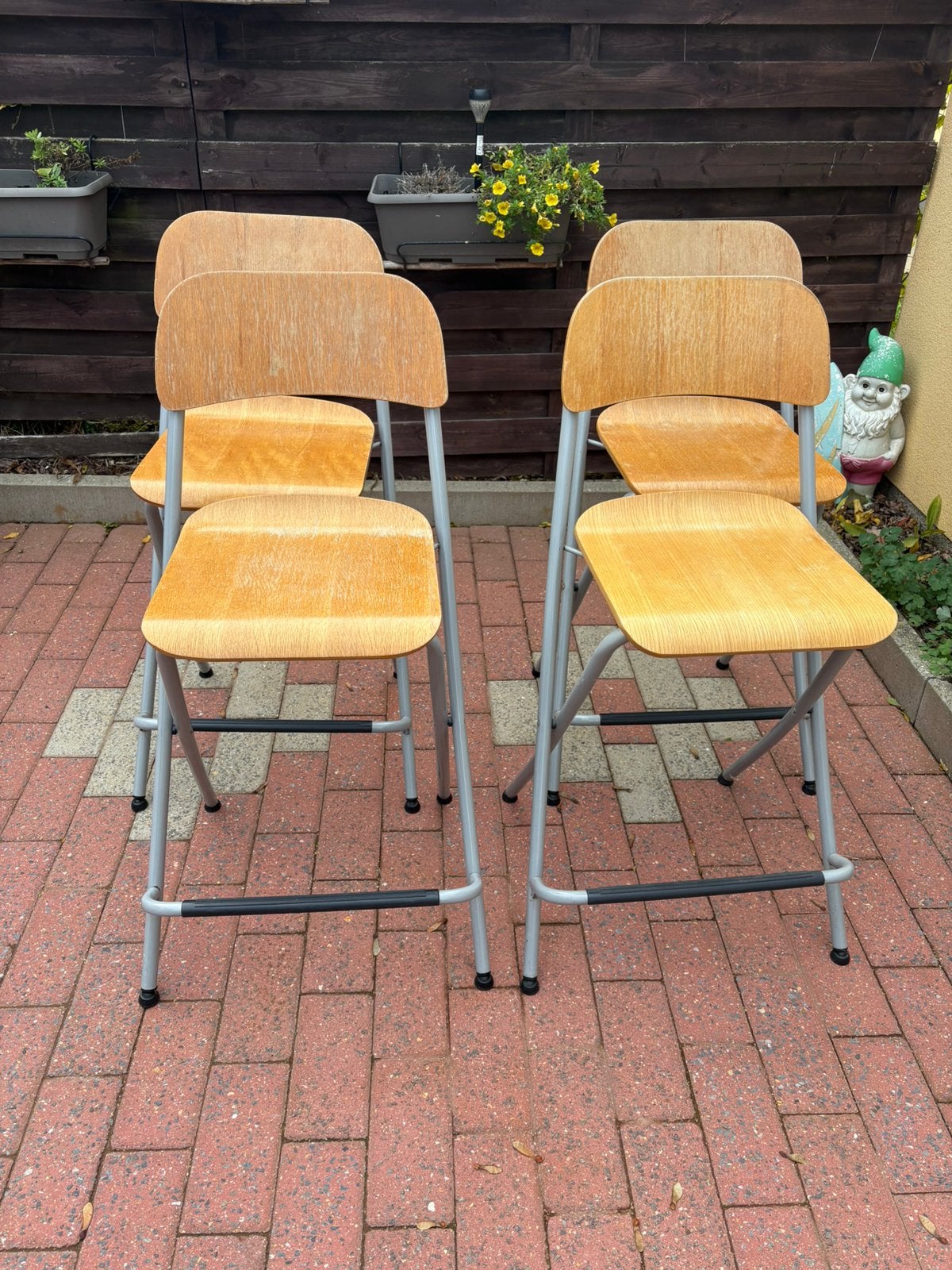 Chaise haute pliante model franklin ikea, Enlèvement, Comme neuf, Bois