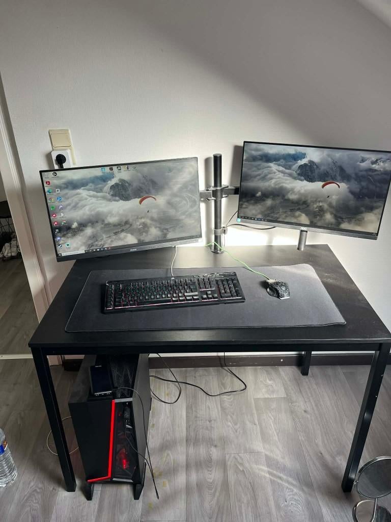 Setup PC gamer gaming, Computers en Software, Desktop Pc's, Gebruikt, 2 tot 3 Ghz, HDD, SSD, 16 GB, Met monitor, Gaming, Ophalen