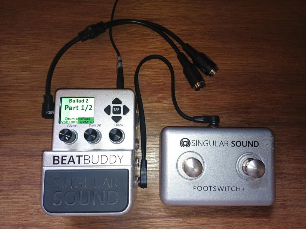 Beatbuddy + Footswitch + MIDI kabel, Ophalen of Verzenden, Zo goed als nieuw, Overige typen