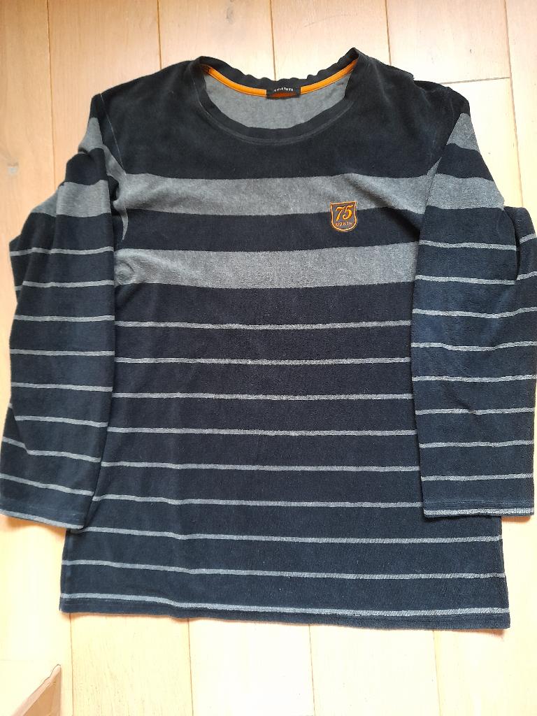 pyjamatrui schiesser zwart maat 50, Kleding | Heren, Pyjama's, Ophalen of Verzenden, Zo goed als nieuw, Maat 48/50 (M), Schiesser