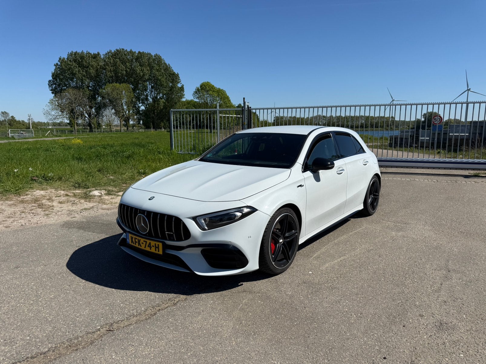 Mercedes-Benz A-Klasse A 45 S AMG S 421pk 4Matic+ AMG, Auto's, Automaat, Wit, Vierwielaandrijving, Particulier