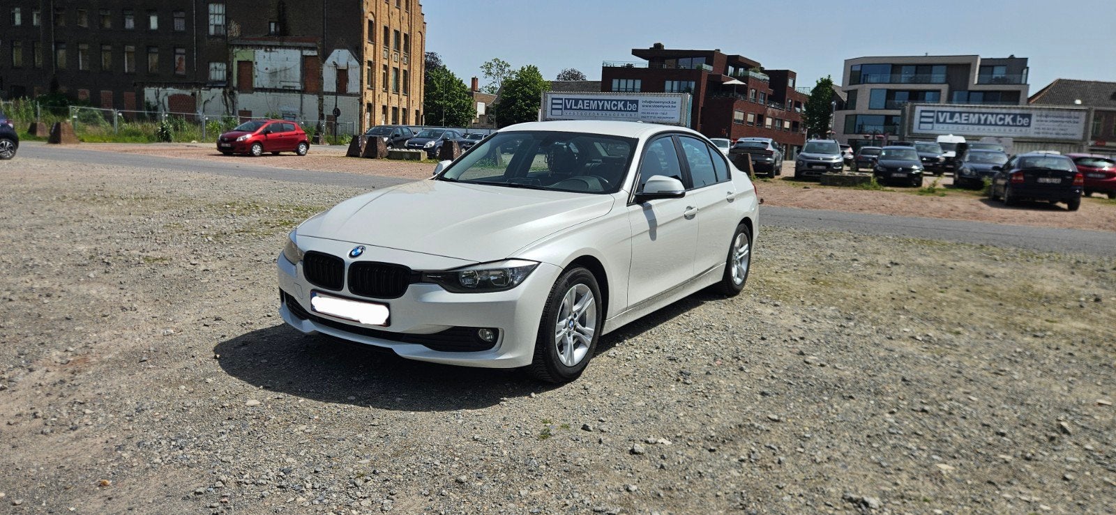 BMW 318D, Auto's, BMW, 4 deurs, Achterwielaandrijving, Wit, Leder