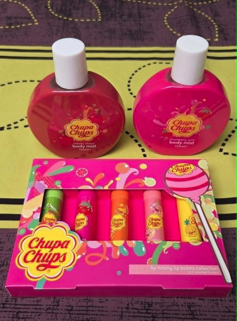 Set Chupa Chups Body Mists En Lippenbalsem, Ophalen of Verzenden, Nieuw