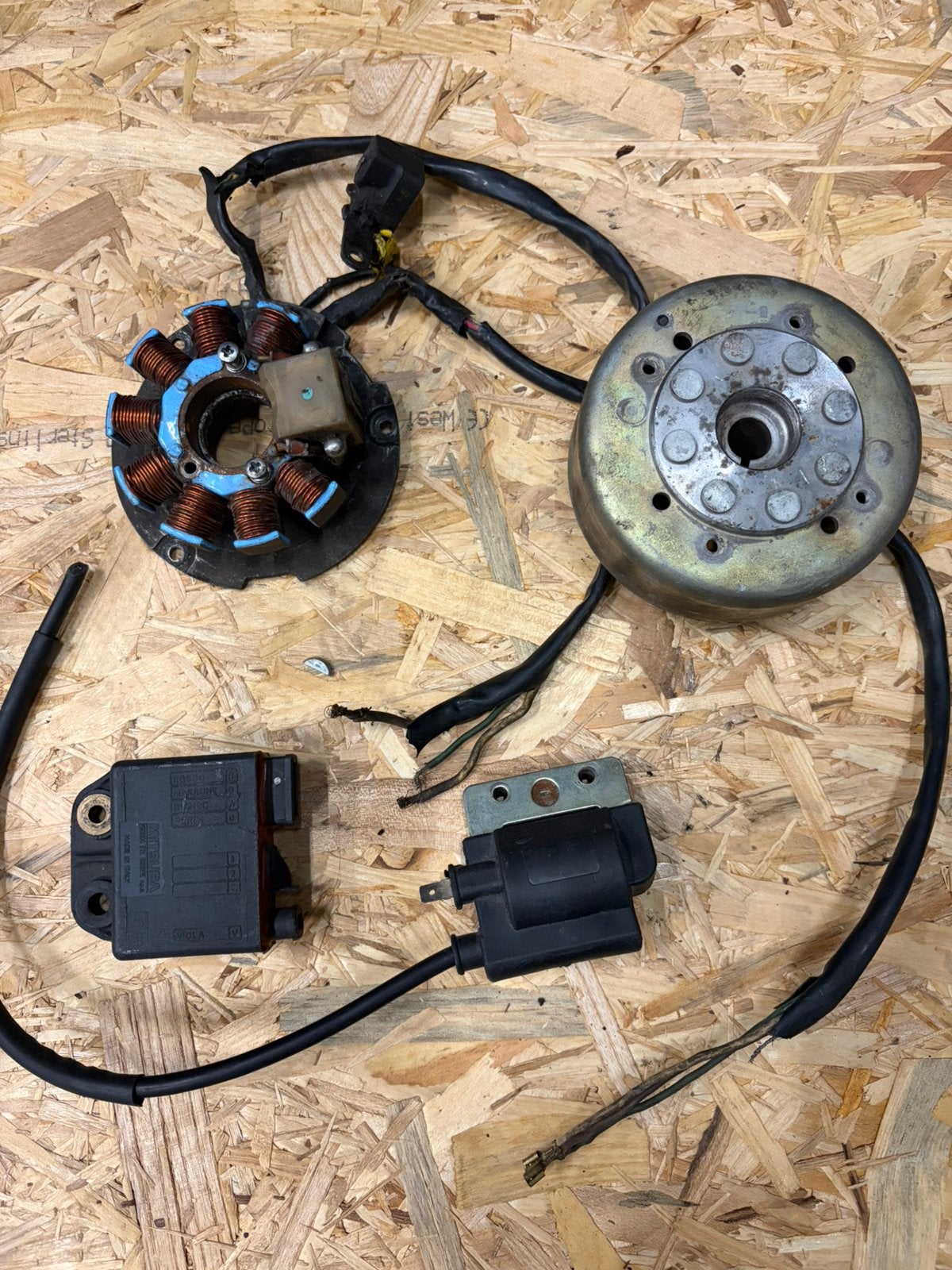 Ontsteking set 125cc ac skr tph vliegwiel cdi bobine stator, Ophalen of Verzenden, Gebruikt, Overige typen, Piaggio