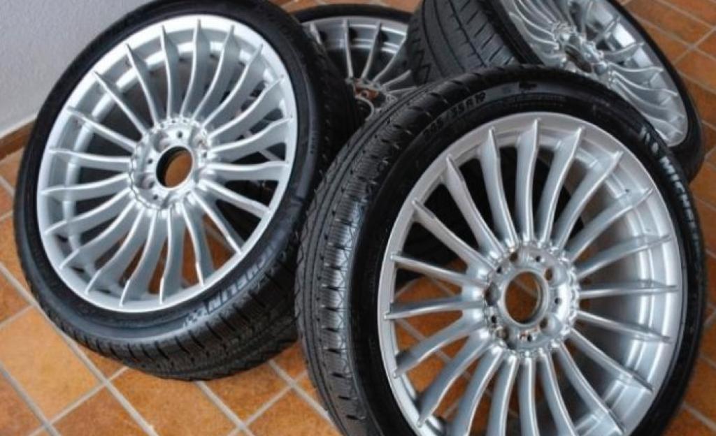 Alpina Classic III 19" velgen met winterbanden, Auto-onderdelen, Velg(en), Winterbanden, Personenwagen, Ophalen