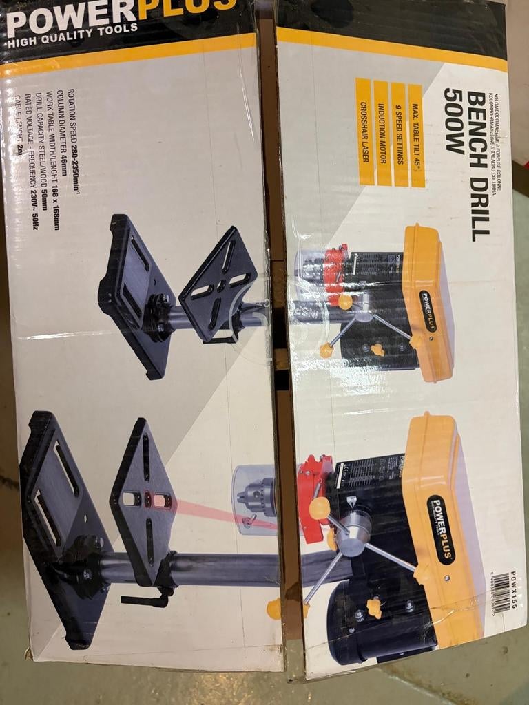 Bench drill 500w, Ophalen of Verzenden, Zo goed als nieuw