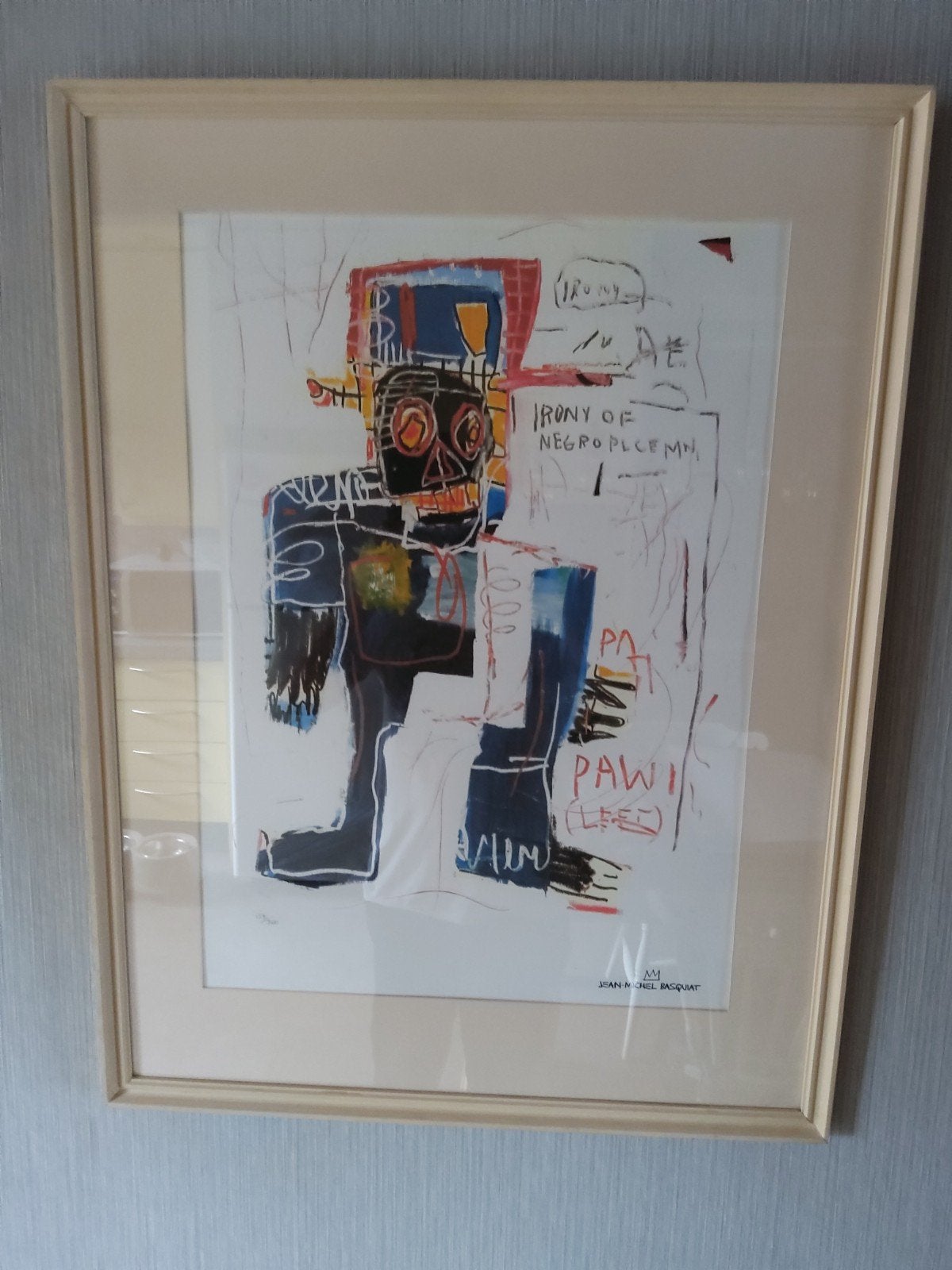Litho basquiat, Ophalen of Verzenden