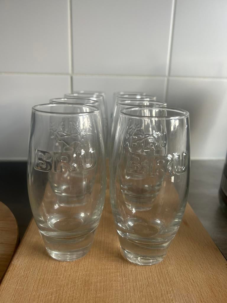 6 glazen bru, Verzamelen, Ophalen, Nieuw, Waterglas