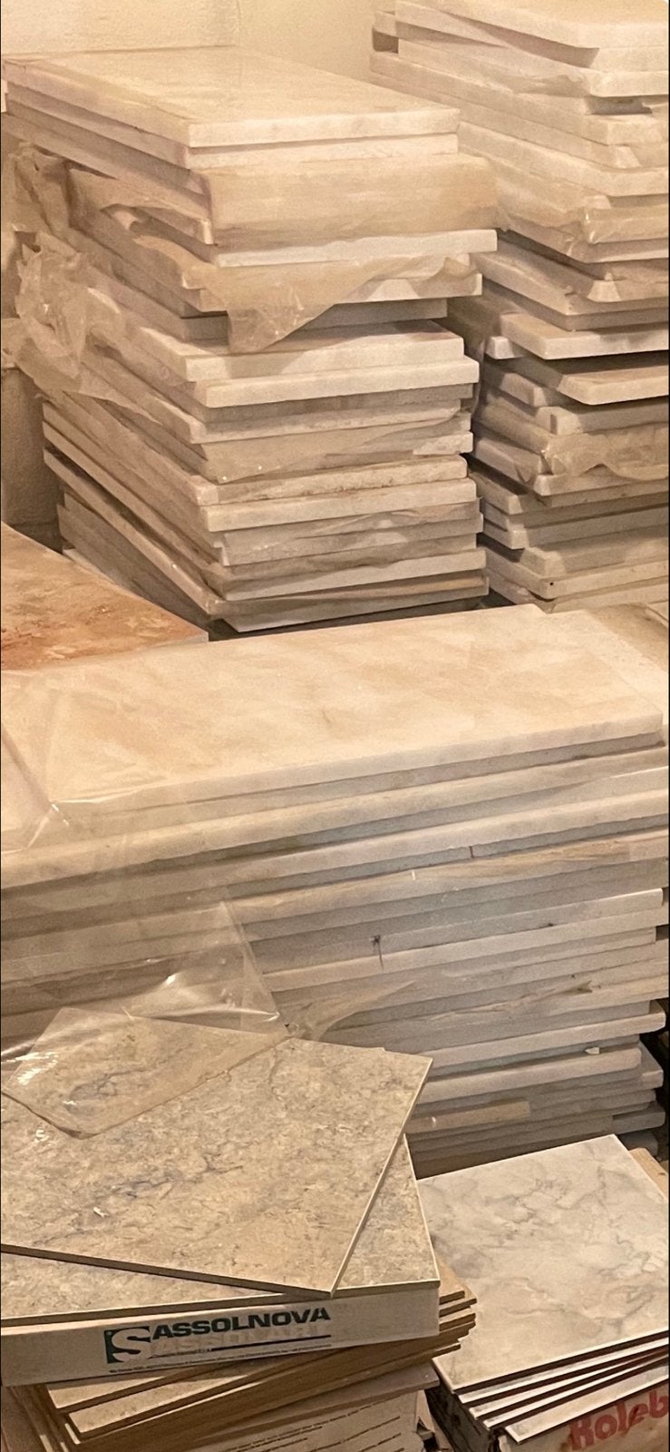 Marbre travertin clair ( Prix discutable )3600€, Blanc, Parquet, 10 à 25 m², Comme neuf