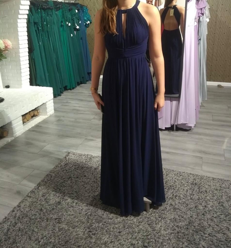 galakleed maat S in nieuwstaat, Kleding | Dames, Gelegenheidskleding, Galajurk, Blauw, Ophalen of Verzenden, Zo goed als nieuw